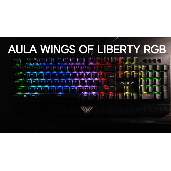 Aula Wings Of Liberty Rgb Mechanical Keyboard Gaming