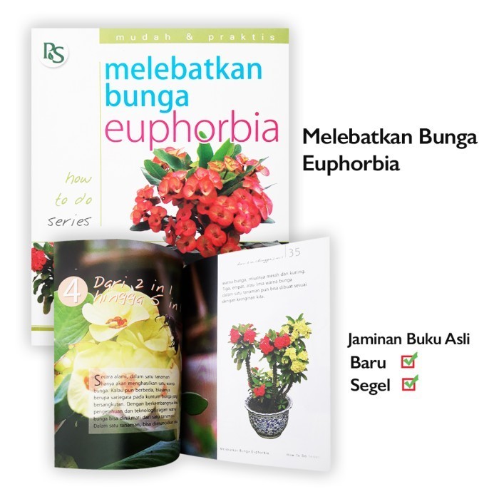 

Buku Melebatkan Bunga Euphorbia Merawat Tanaman Hias