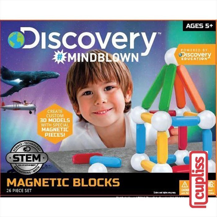 

Discovery Dcn0660 Magnetic Block 26 Pcs Mindblown Educational Stem