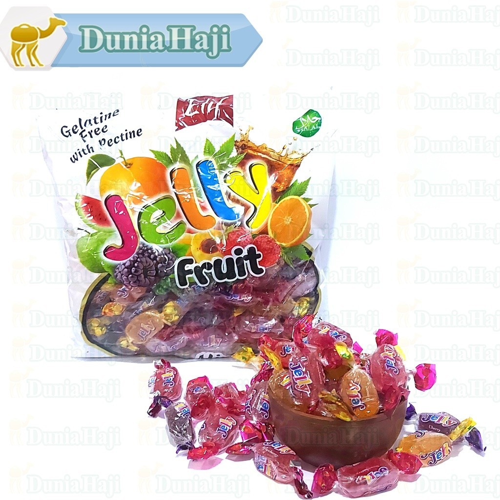 

Jeli Turki Fruit 1Kg Jelly Candy Turky Jelli Arab Elif Jely Rasa Buah