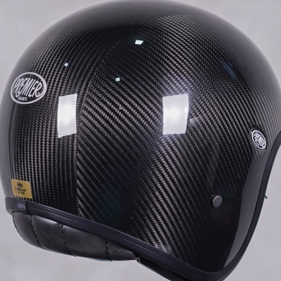 Glintz Premier Vintage Evo Carbon Helm Half Face