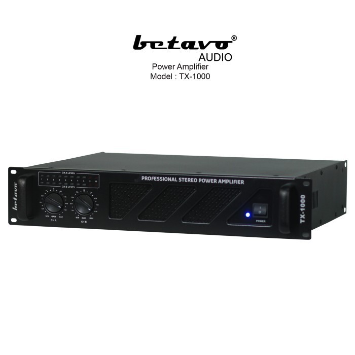 Betavo Audio Professional Power Amplifier Tx-1000