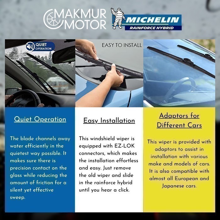 Michelin Rainforce Hybrid Wiper For New Ertiga