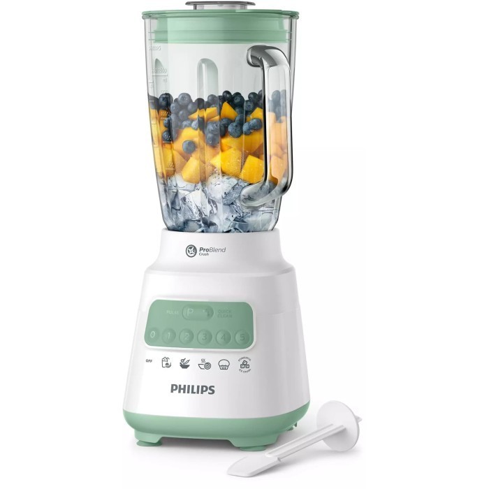 Philips Bundling Blender Kaca 2L Hr2222 Hijau + Chopper