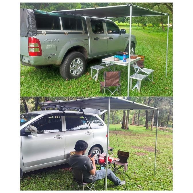 Tenda Mobil Side Awning Car Tent Portable Camping Super Universal