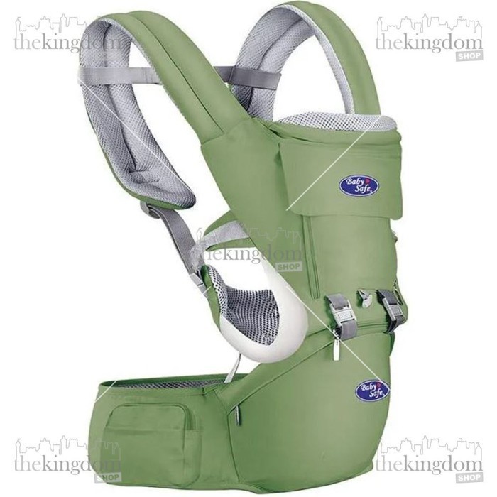 Baby Safe Bc06G Hipseat Carrier Newborn Green Gendongan Multifungsi Termurah Terlaris Promo