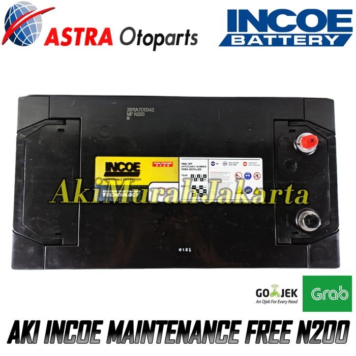 Aki Incoe Mf Astra N200 / 190H52 Aki Kering 12V / 200Ah