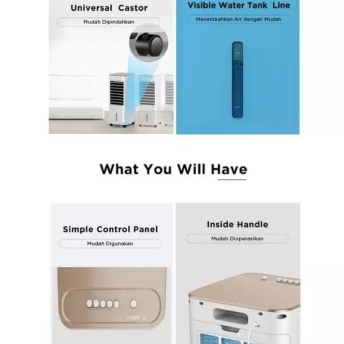 Air Cooler Midea Ac100-18B / Penyejuk Udara Midea Ac 100 18B