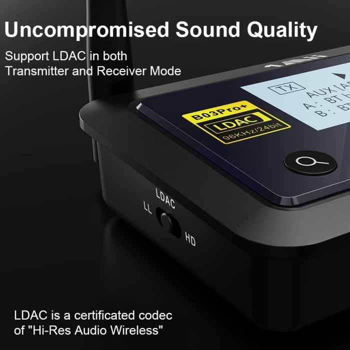 1Mii B03Pro+ B03Pro B03 Pro Plus Bluetooth 5.0 Transmitter & Receiver