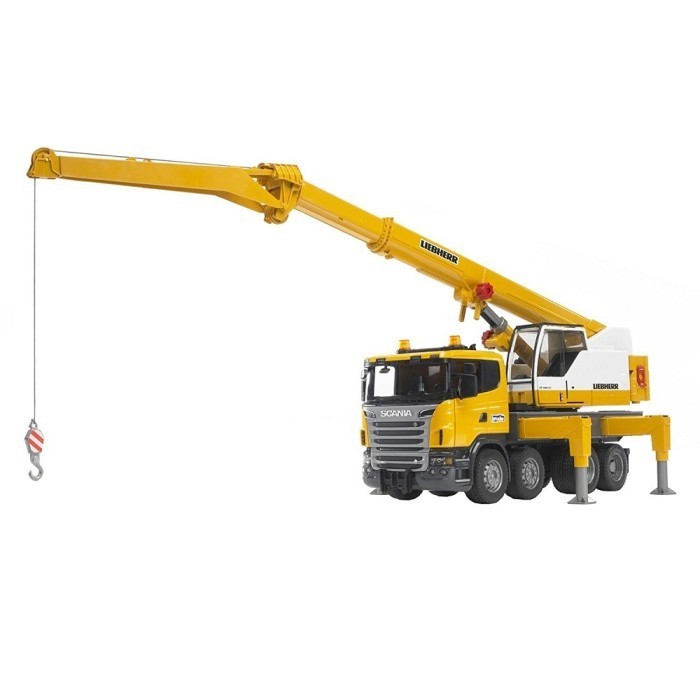Bruder 3571 - Scania Super 560R Liebherr Crane Truck With Light &Sound