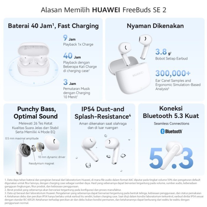 Huawei Freebuds Se 2 Wireless Earphone Tws