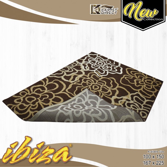 [Karpet Direct] Ibiza Karpet (Coklat) 167X225 Cm - Kode 45-9462