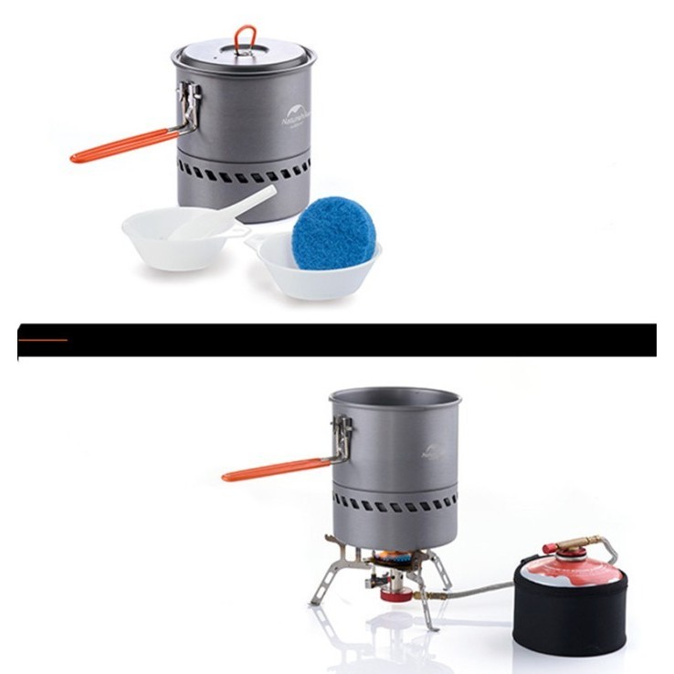 Cooking Set Naturehike Nh15T216-G Panci Nesting Alat Masak Camping Termurah Terlaris Promo
