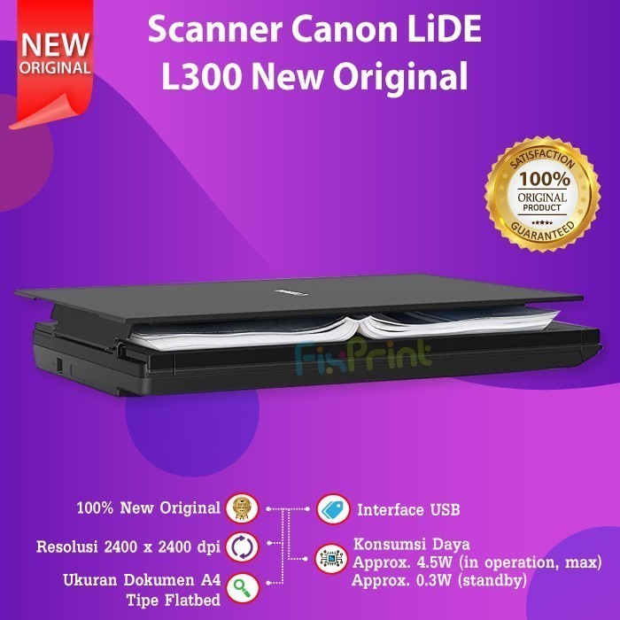 Scanner Canon Lide 300 Pengganti Lide 120 Original Resmi Ori