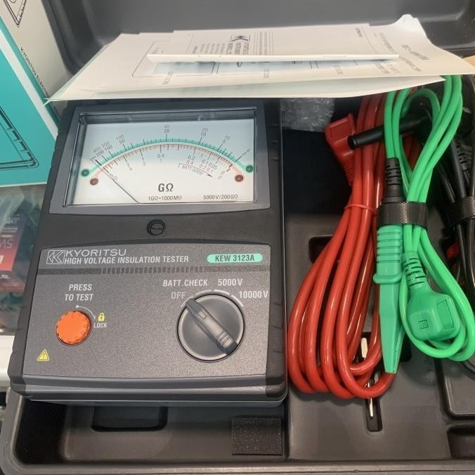 Magger Analog Kyoritsu Insulation Tester Kew 3123 A Kew3123A