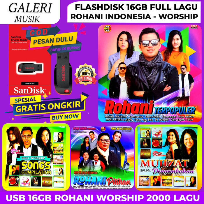 

Flashdisk Full Lagu Rohani Worhsip Terbaik - Terpopuler