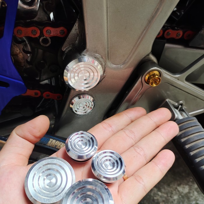 

Coin Tutup Rangka Ninja R Ss Rr Zx Old New , Satu Set Isi 4