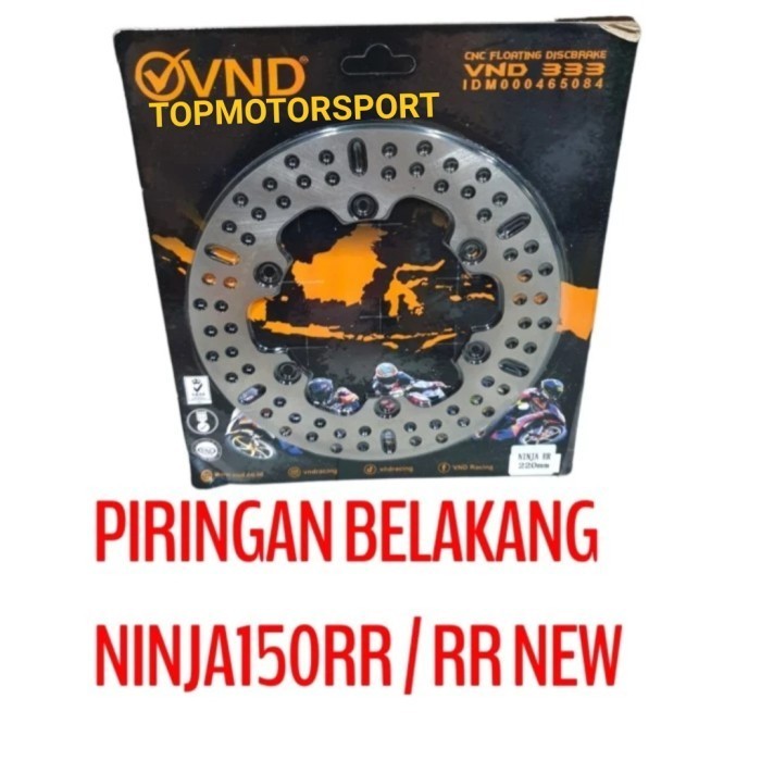 

Vnd Disc Ninja Rrr Piringan Cakram Belakang Ninja 150Rrr Uk-220Mm