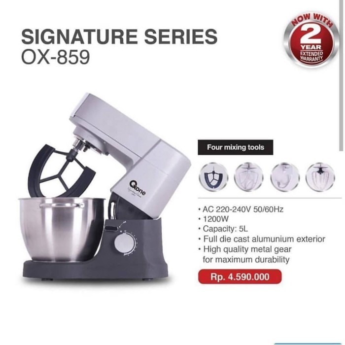 Oxone Standing Signature Mixer 5.5 Liter Ox-859 Termurah Terlaris Promo