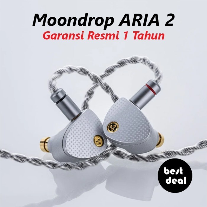 Moondrop Aria 2 New Version Dynamic Driver 0.78Mm 2Pin Iem Earphone