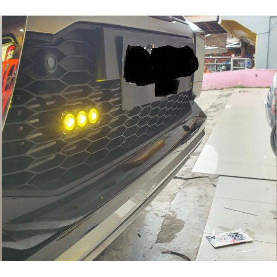 Mini Projector Laser Dual Laser Led High Low Beam Bukan Saber Sorot