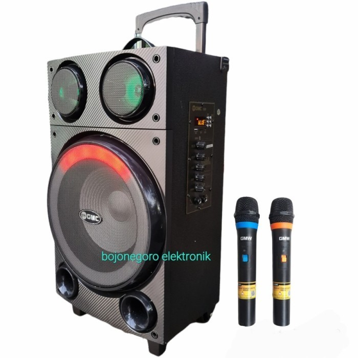 Gmc 897L Speaker Portabel/Ampli Meeting Bluetooth 10 Inch Termurah Terlaris Promo