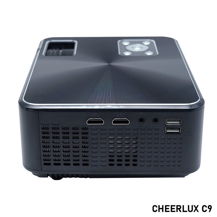 Cheerlux C9 Mini Led 2800 Lumens Projector Proyektor Tv Tuner