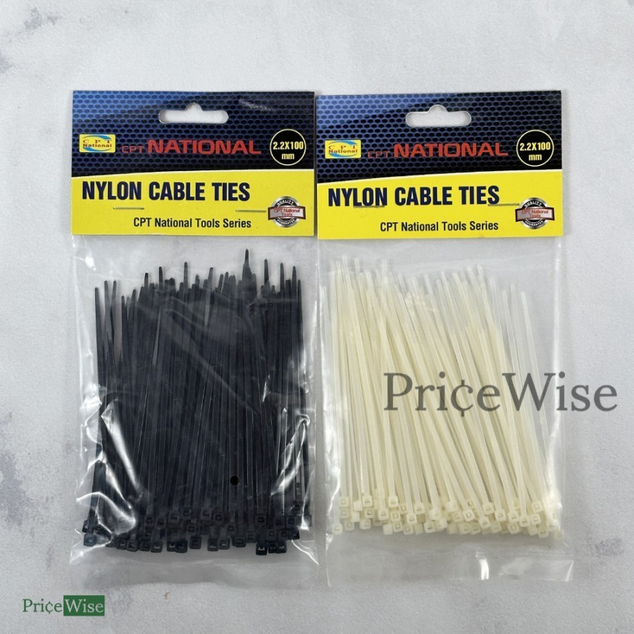 

Kabel Ties 2.2 x 100 mm 100 pcs CPT National / Kabel Tis 10 cm