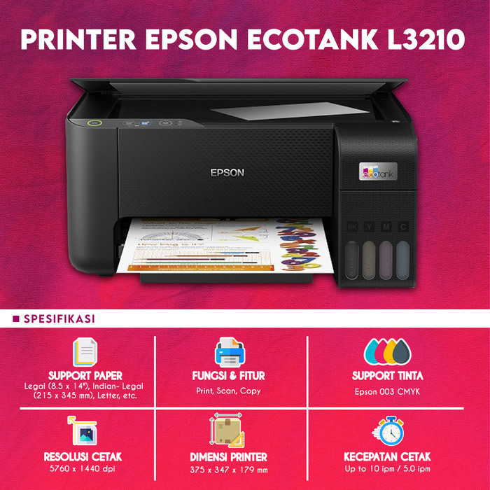 Printer Epson L3210 Pengganti L3110 Garansi Resmi Termurah Terlaris Promo