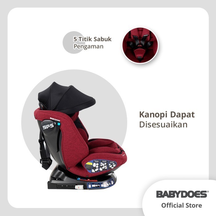 Carseat Babydoes Ch 8749 Free Rotate 360
