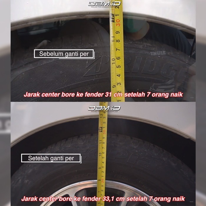 Per Sigra Cayla Anti Amblas Damper Beban Berat Belakang Ispring No Kyb