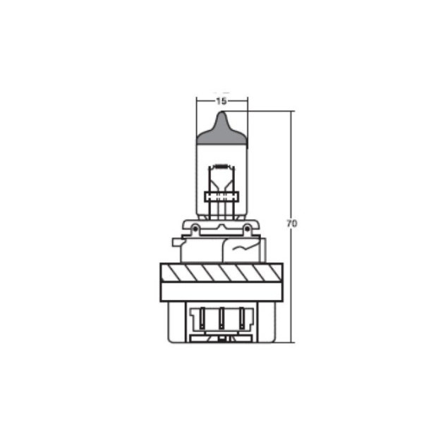 Bohlam Lampu Depan Pcx Hyper Halogen Hs5 Sw14-0016 Stanley Import