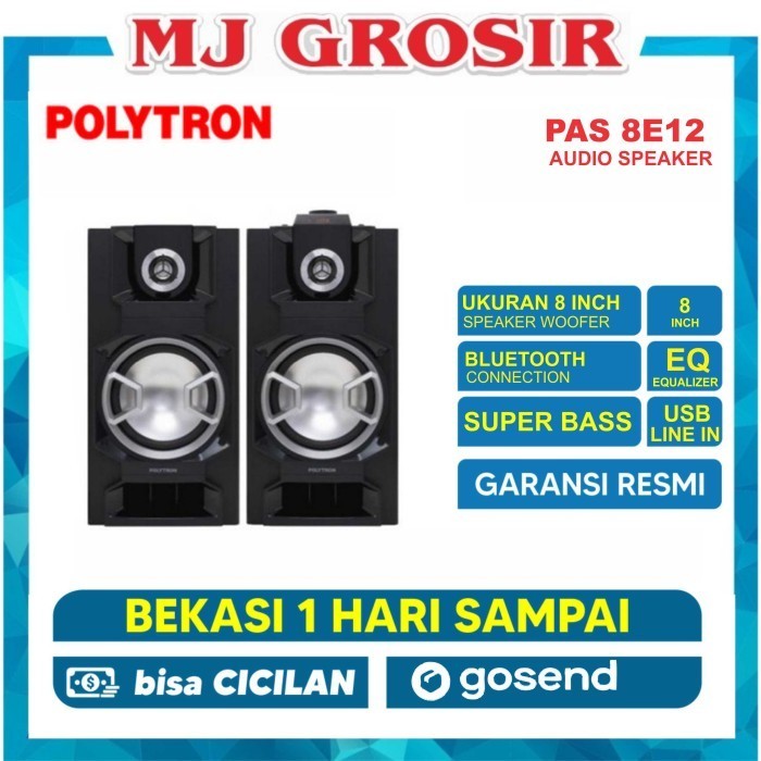 Promo Polytron Speaker Audio Pas 8E12 Pas8E12 Usb Bluetooth Bagus