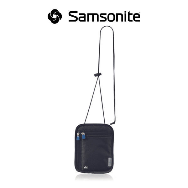Samsonite Travel Essentials Rfid Neck Pouch - Black Termurah Terlaris Promo