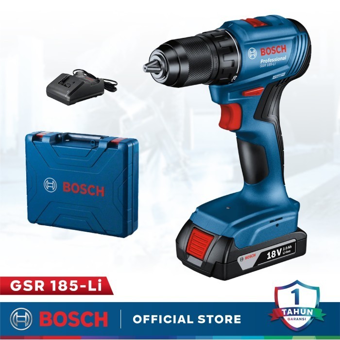 Bosch Brushless Drill Driver 18V Gsr 185-Li Gsr185Li Termurah Terlaris Promo
