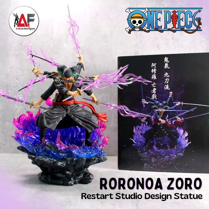 Statue One Piece Roronoa Zoro Ashura Restart Studio Design Recast