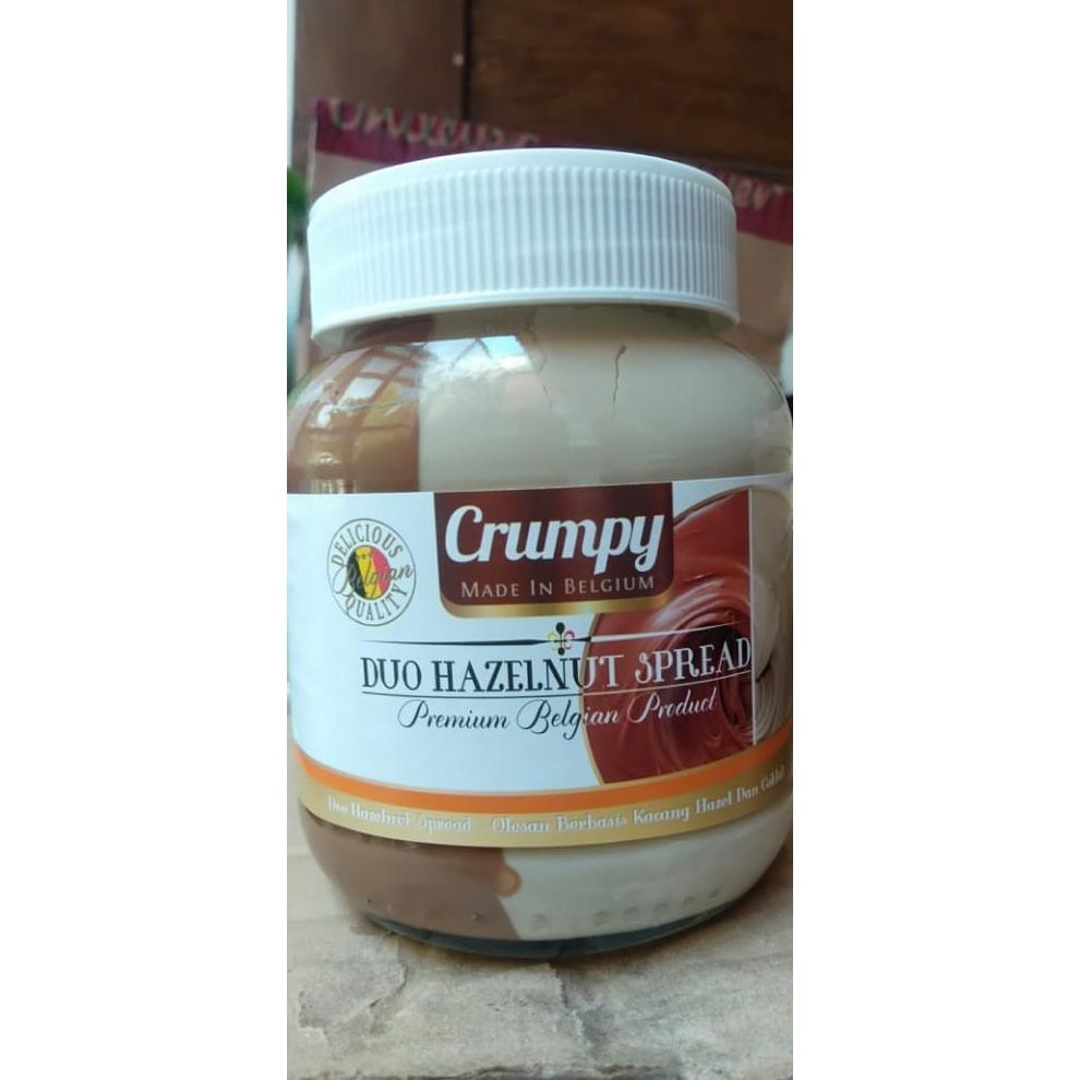 

~@~@~@~@] Crumpy Duo Hazelnut 400gr /Selai Coklat & Hazelnut/ 2 Rasa Selai