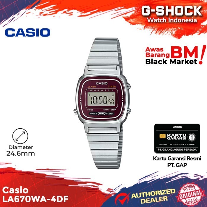Casio General La670Wa-4Df La670Wa La670