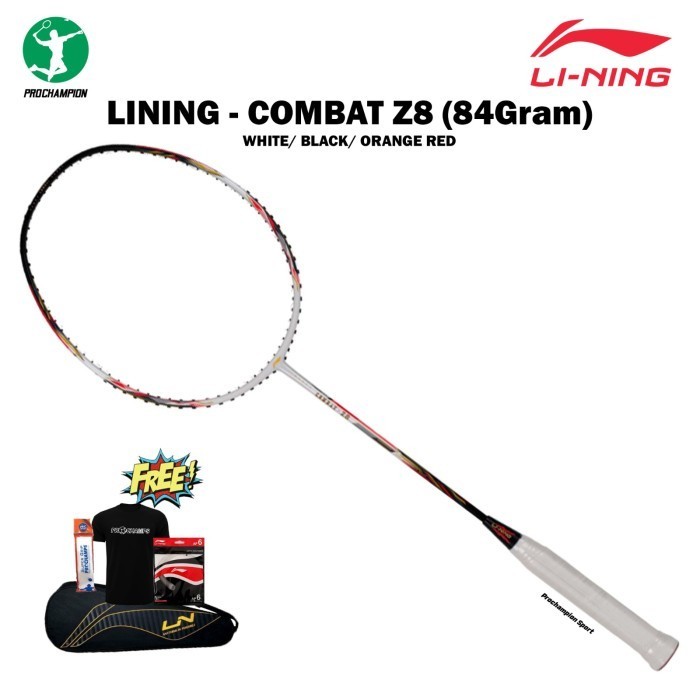 Raket Badminton Lining Combat Z8 / Combat-Z8 84Gr Original