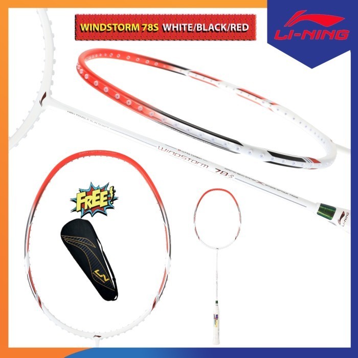 Lining Windstorm 78 S Raket Badminton Original