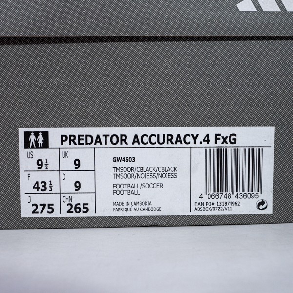 Sepatu Bola Adidas Predator Accuracy .4 Fxg Gw4603 Original Bnib