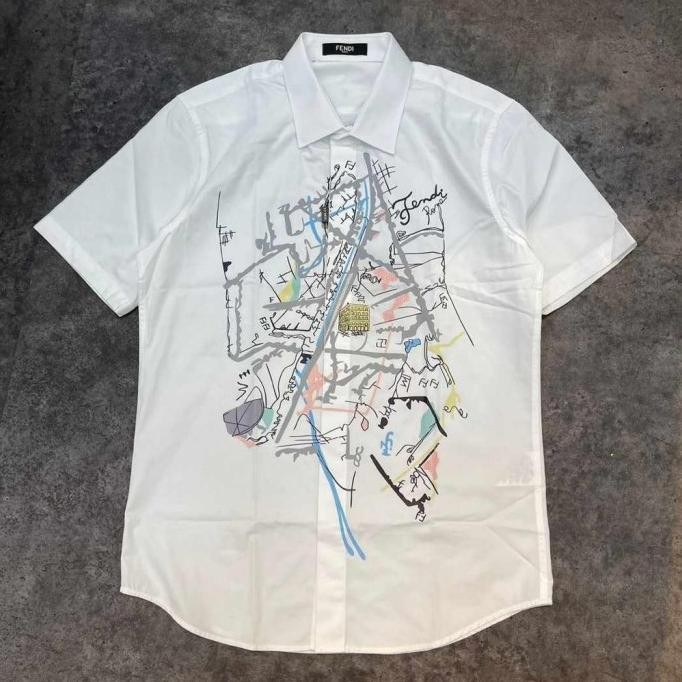 Kemeja Lengan Pendek Branded / Kemeja Pria Branded K3 Lapakrayyan