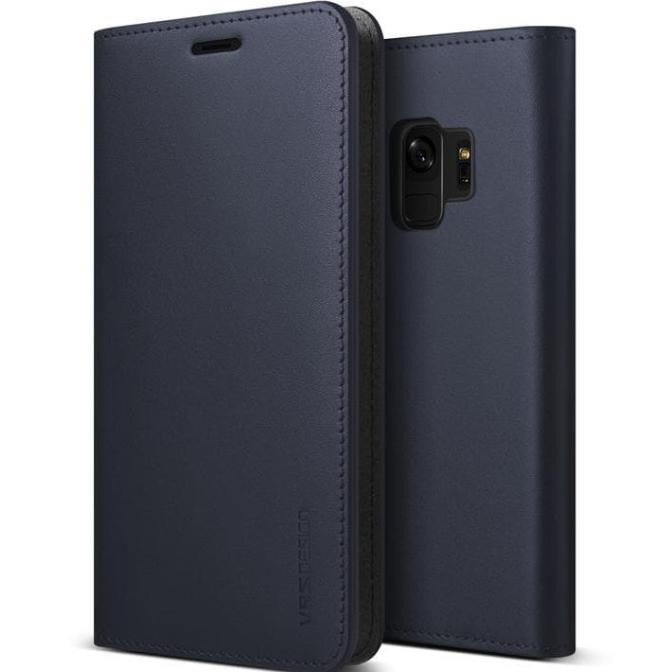 Verus Samsung Galaxy S9 Case Verus Genuine Leather - Navy