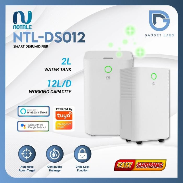 Notale Seco Smart Dehumidifier 12L/hari Penyerap Udara Lembab