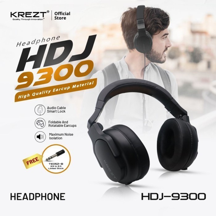 Krezt DJ Headphone HDJ-9200