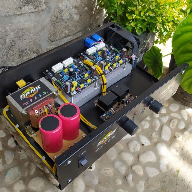 power amplifier 5 Amper CT 45 Stereo - power amplifier rumah