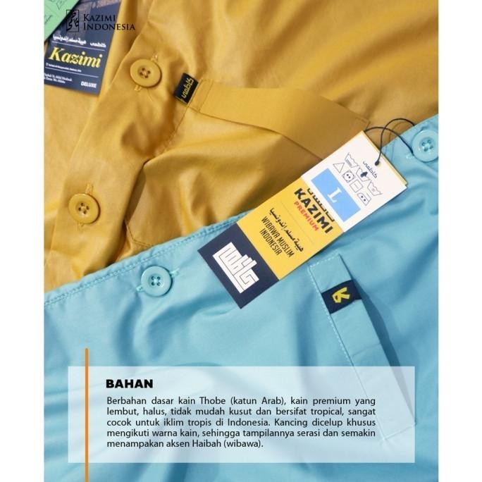 Baju Muslim Baju Koko Habaib Habaib Haibah Kazimi Putih