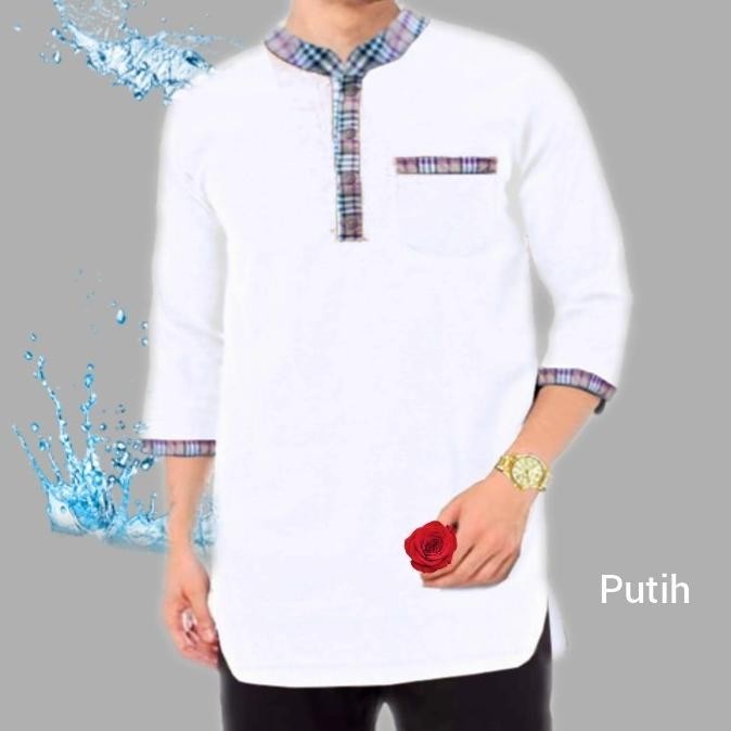 Koko Berry'S Kaos Jumbo, Baju Atasan Pria, Baju Muslim Pria