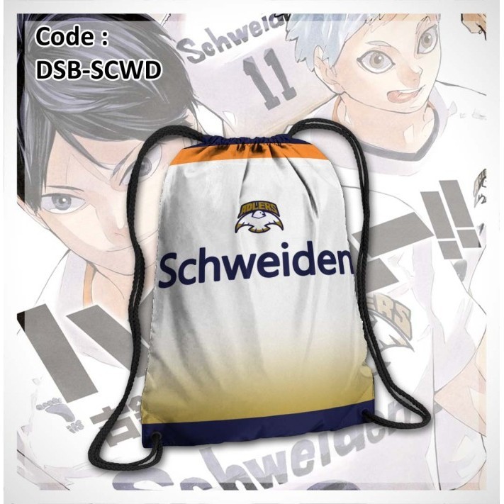 [ANIME] Tas Serut Fullprint Haikyuu Schweiden Adlers