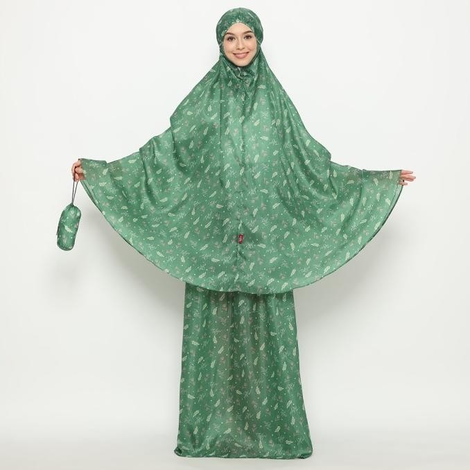 Terbaru Tatuis Mukena Tiara 514 Green Travelling Dewasa Reguler Berkualitas